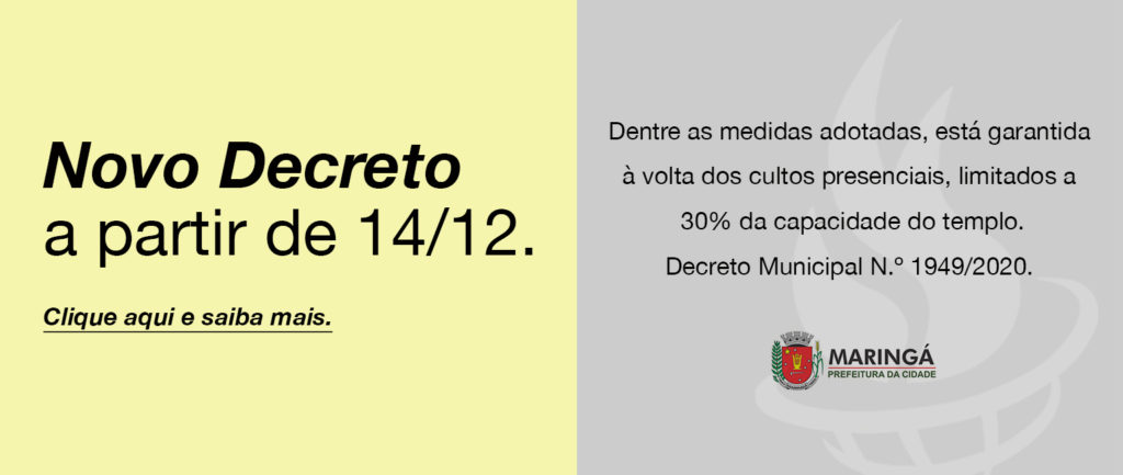 Novo Decreto a partir de 14/12/2020